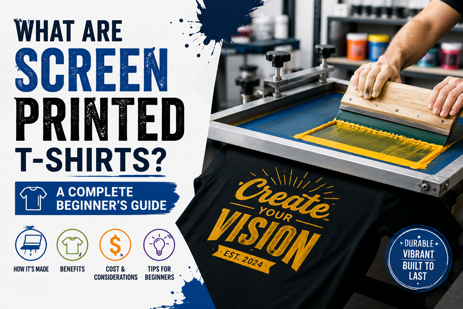 What Are Screen Printed T-Shirts? A Complete Beginner's Guide