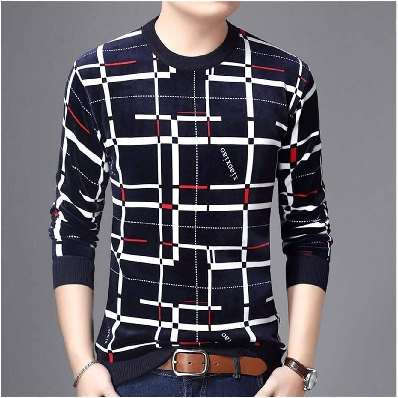 Linning Screen Print full sleeves T shirt For Boys | Casual party wear summer collection f Shirt For Mens - L