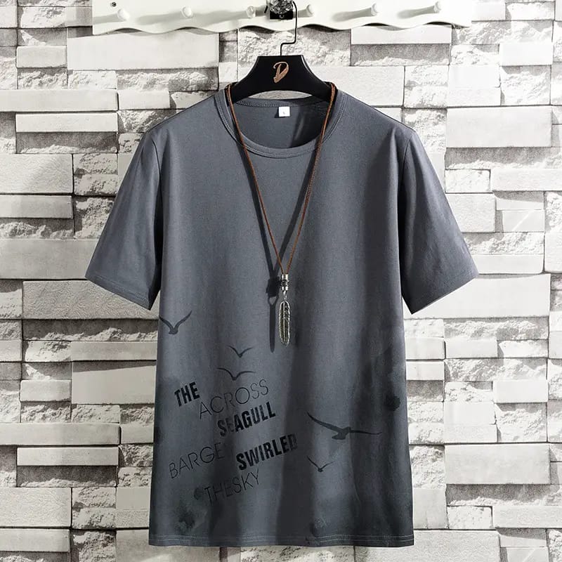 Men's White Printed Cotton T-Shirt | Premium Graphic Tee for Casual Wear